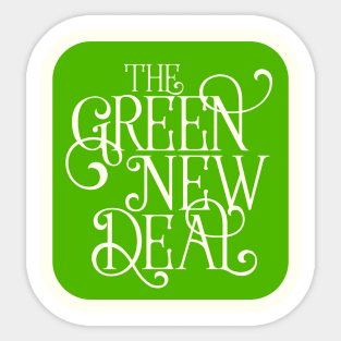 The Green New Deal Sticker